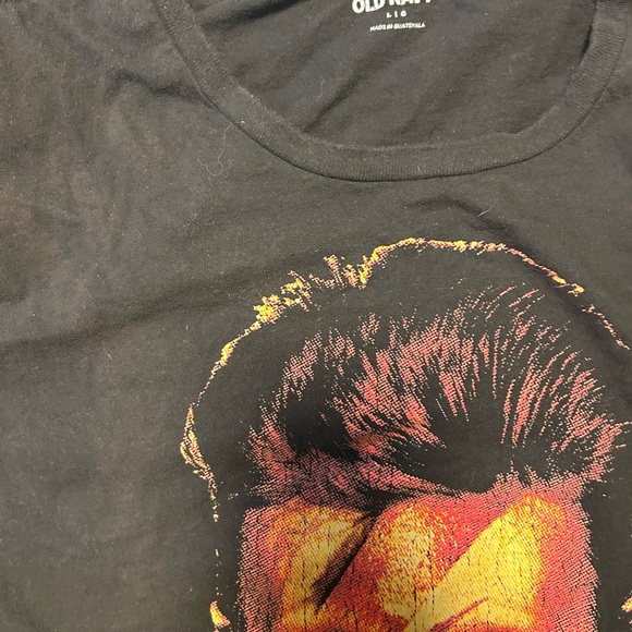 Black David Bowie Graphic T-Shirt - Picture 2 of 2